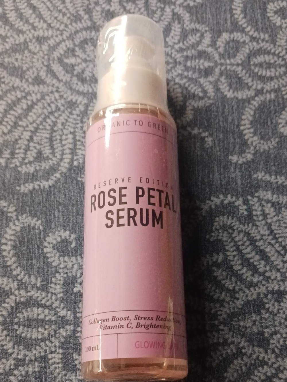 Organ8c To Green Rose Petal Serum - Pink Glow Boost (Women Skincare)